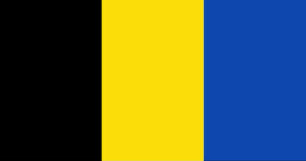 Флаг муниципалитета Махелен в Бельгии векторное изображение