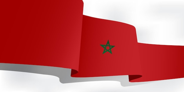 flag of morocco , to commemorate the big day in the country of morroco or world events