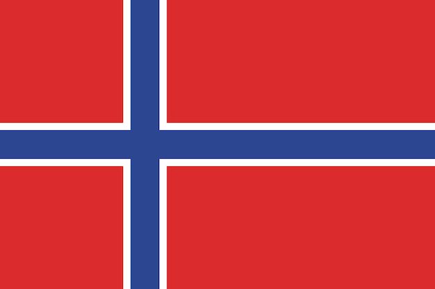 Bandiera della norvegia