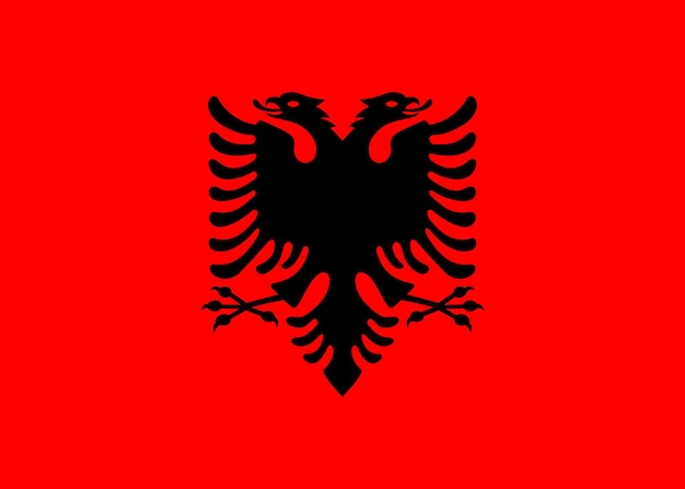 Vettore flag_of_albania