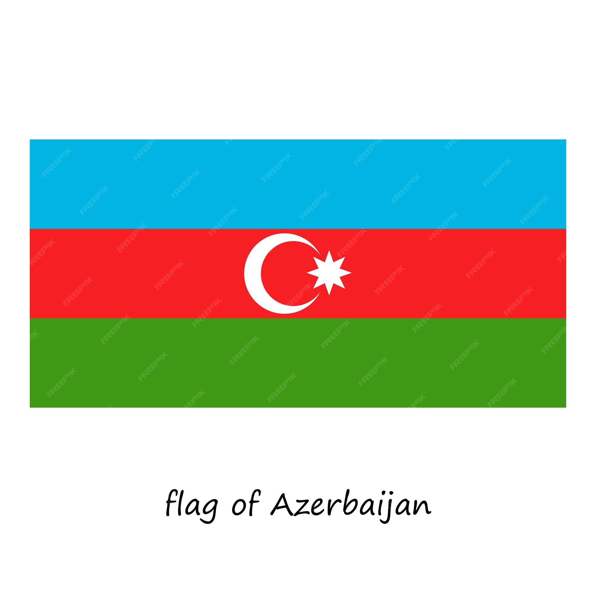 Флаг азербайджана