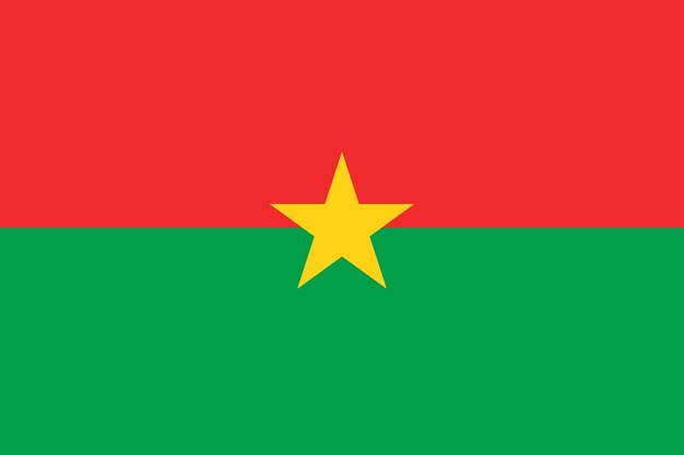 Vector flag_of_burkina_faso