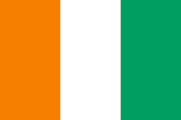 Vector flag_of_cote_d'ivoire