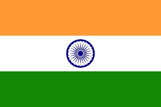 Вектор Флаг индии векторная иллюстрация