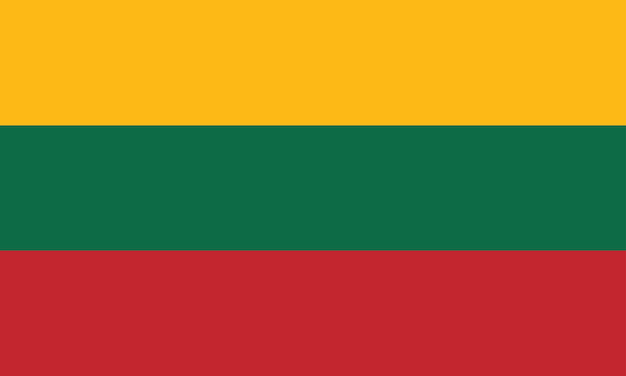 Вектор Флаг литвы флаг литвы