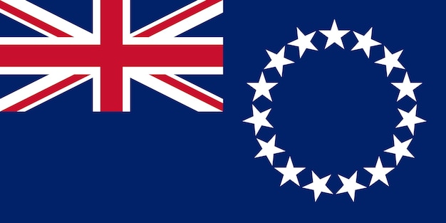 Vector flag_of_the_cook_islands