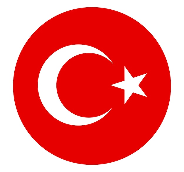 ベクトル トルコの国旗