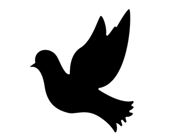 평화의 비둘기의 형태로 우크라이나의 국기 우크라이나의 평화 개념