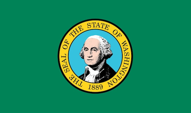 Vettore flag_of_washington