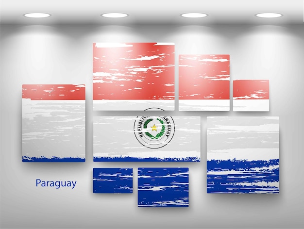 Flag paint in gallery