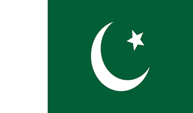 Flag of Pakistan An illustration of the Pakistan flag A rectangular flag Standard size flag icon