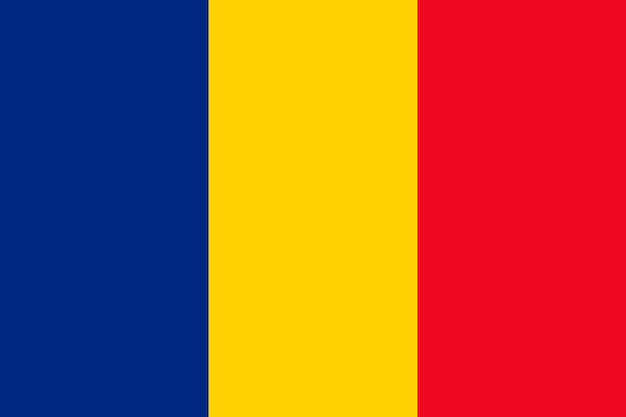 Flag of Romania vector illustration