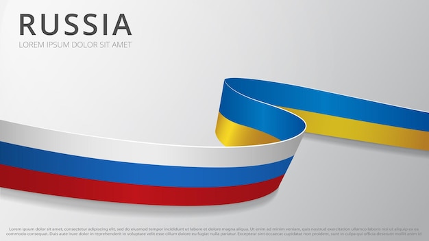 러시아의 국기 우크라이나의 국기 우크라이나 전쟁 우크라이나 분쟁 RussiaUkraine 평화 회담 협상 벡터 일러스트 레이 션 EPS10