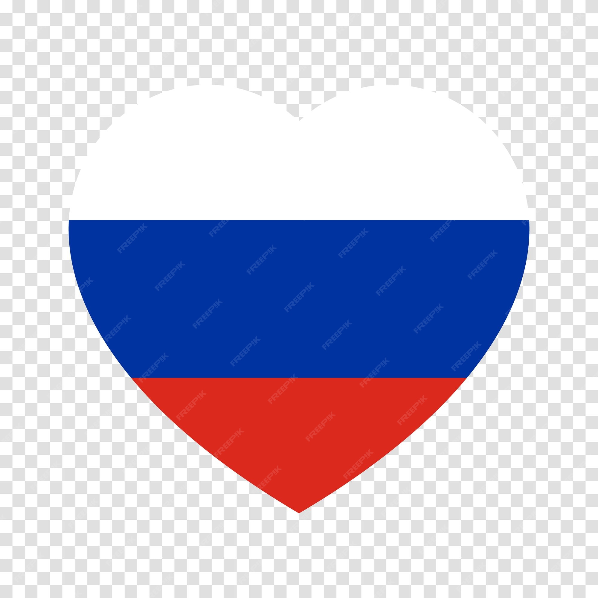 Russia Large Heart Flag  National flag, National flag photo, Russia