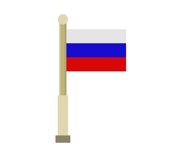 Original colors and proportions of the flag of the Russian Federation Pin  for Sale by Evstigneev