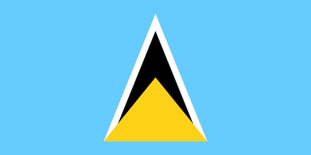 Flag of Saint Lucia Flag Nation