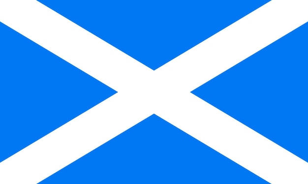 Vector flag of scotland