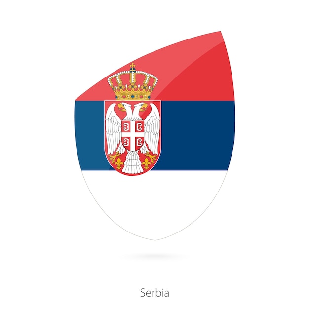 Flag of serbia serbian rugby flag