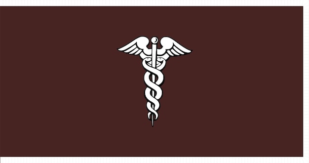 Flag of the Surgeon General of the Army vector image