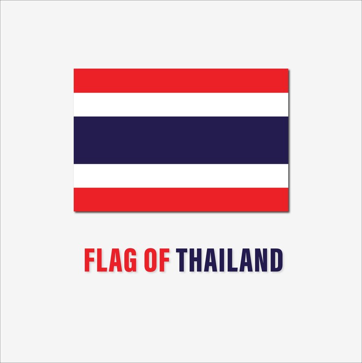 Flag of Thailand vector