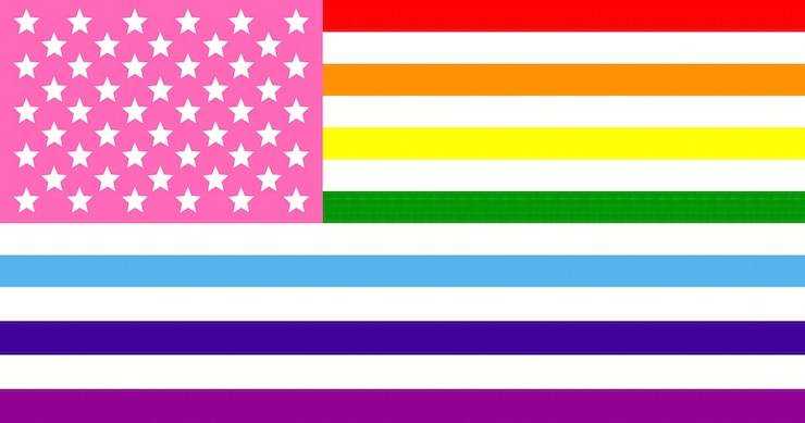 Vector a flag that has the word pride on it