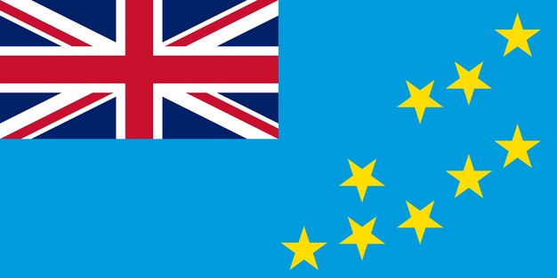 Flag of tuvalu flag nation