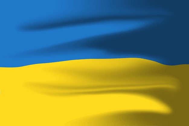 Flag of Ukraine abstract Background Vector