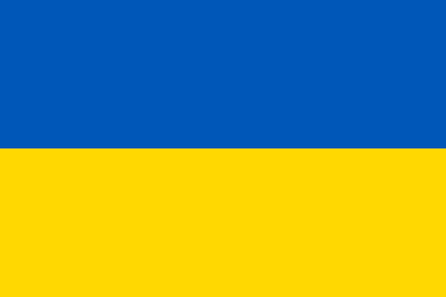 Vector flag of ukraine flag nation vektor illustration