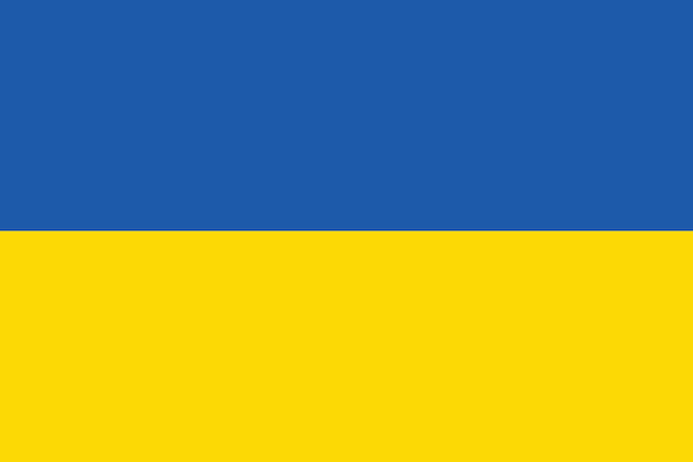 Vector flag of ukraine flag nation