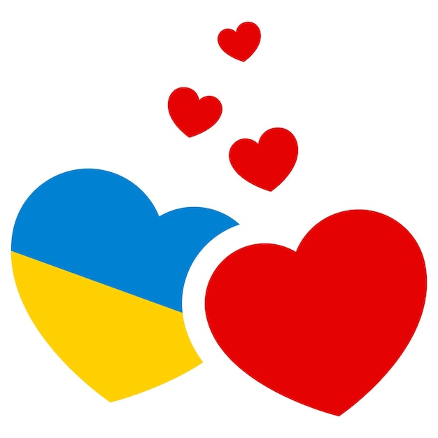 Flag of Ukraine maps pin