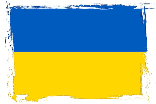 Flag of Ukraine vector illustration