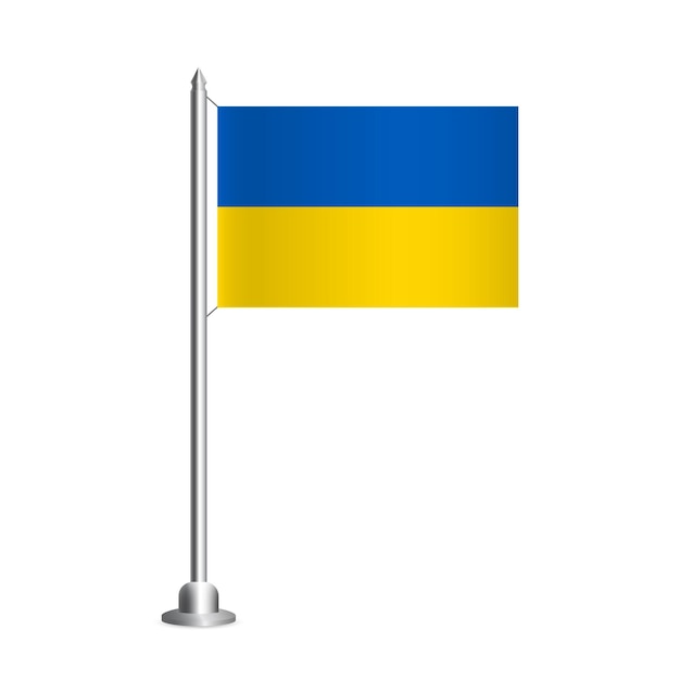 Vettore bandiera dell'ucraina