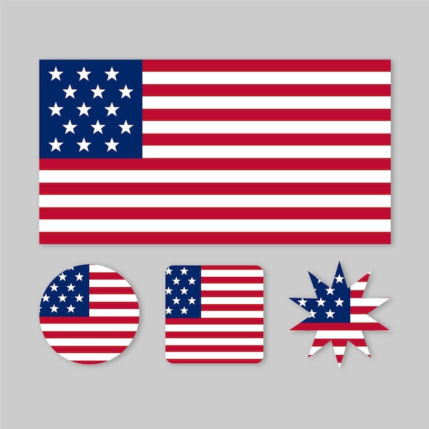 미국 발 (Flag of the United States of America) - 미국과 미국 상징