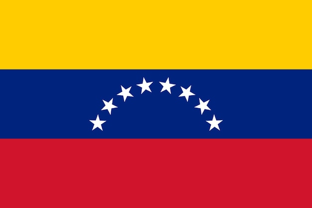 Vector flag of venezuela flag nation vektor illustration