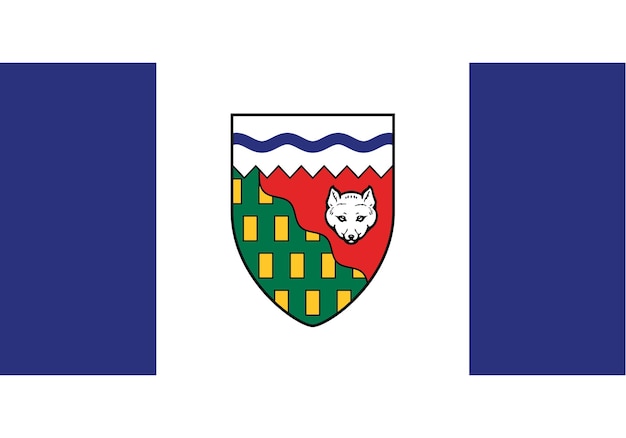 A flag with the name of the city of yukon.