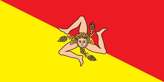 Флаг с изображением человека с головой и ногами, на котором написано «море».