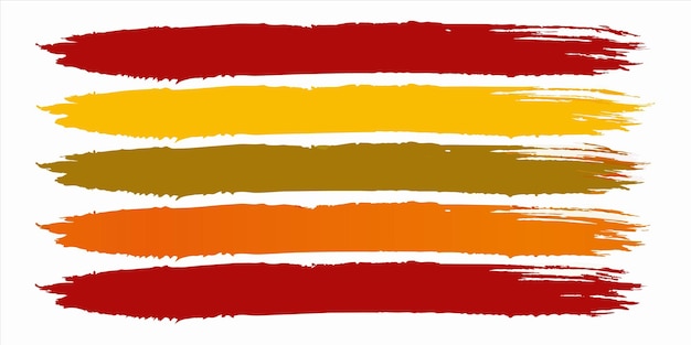 a flag with a red and yellow stripes