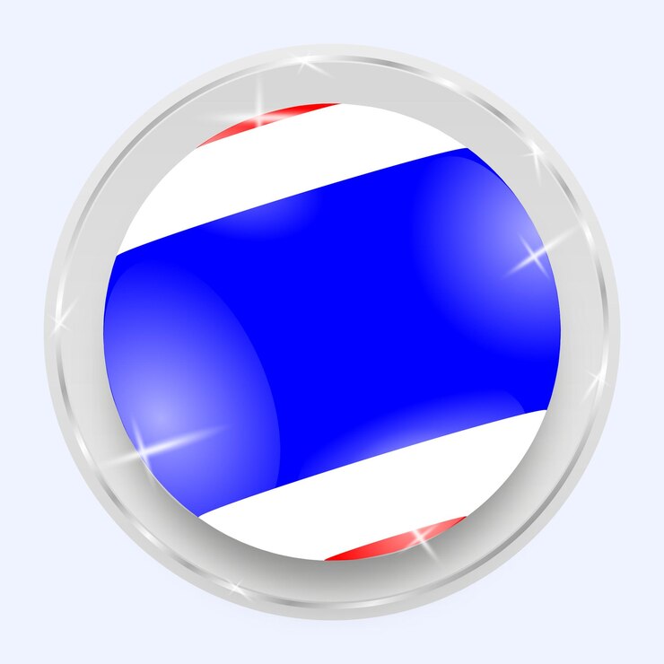 Vector flags of asian countries countries and asia 3d ball