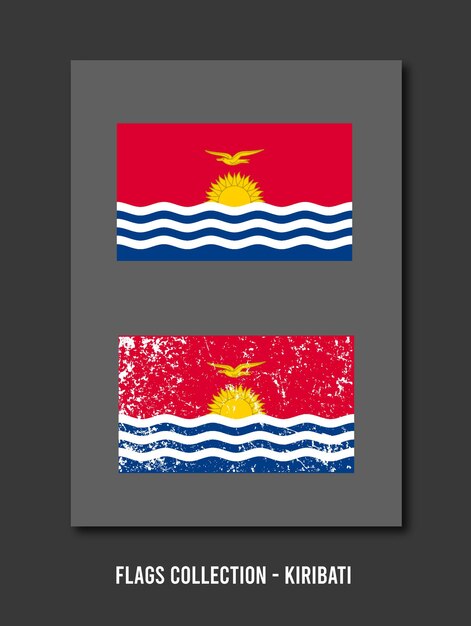 Flags collection kiribati