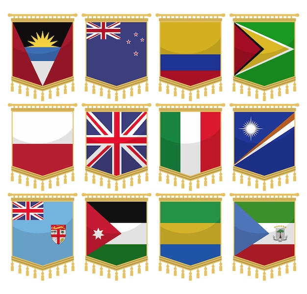 Flags of the world collection