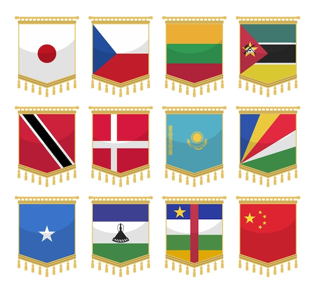 Flags of the world collection