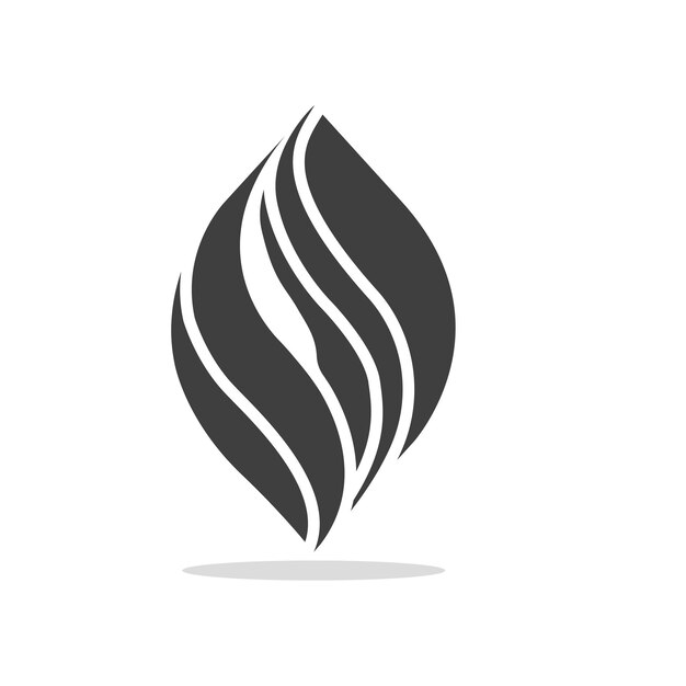 flame icon design vector template