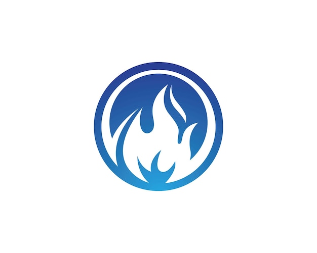 Flame icon fire vector design