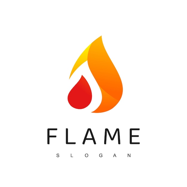 Flame Logo Design Template