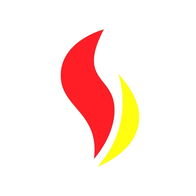 Vector flame spirit icon