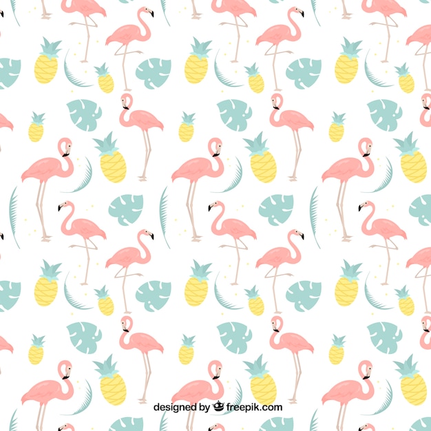 Vector flamenco summer pattern