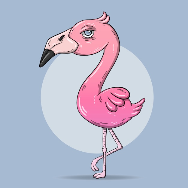 flamingo cartoon afbeelding