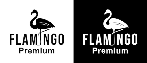 Progettazione del logo flamingo