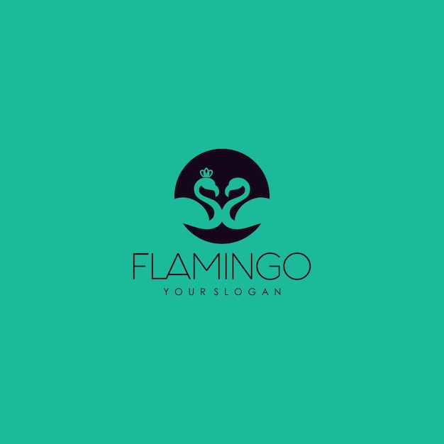 Дизайн логотипа Flamingo