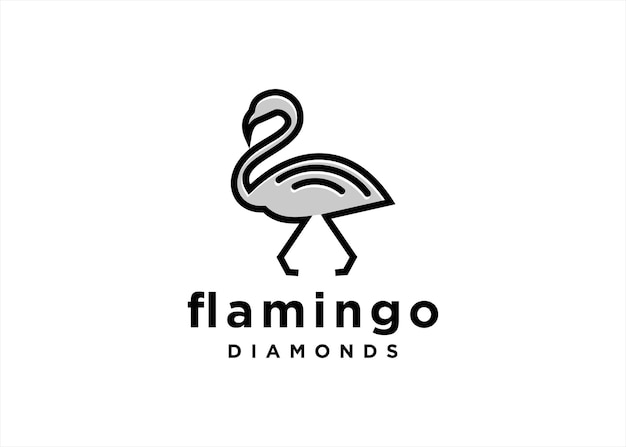 Flamingo logo design